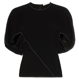 Rejina Pyo Marcie Cape Sleeve Top Black Black