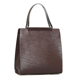 Louis Vuitton-Louis Vuitton Brown Epi Figari MM-Brown,Dark brown