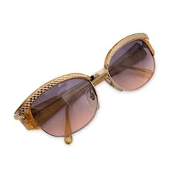 Christian Dior-Óculos de sol femininos antigos 2589 44 Óptil 55/18 130MILÍMETROS-Laranja