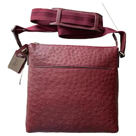 Gucci-Gucci messenger crossbody bag-Dark red