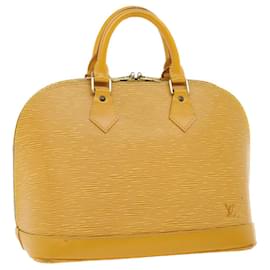 Louis Vuitton-LOUIS VUITTON Epi Alma Hand Bag Tassili Yellow M52149 LV Auth 42303-Other