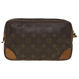 Louis Vuitton-LOUIS VUITTON Monogramm Marly Dragonne GM Clutch Bag M.51825 LV Auth 42345-Monogramm