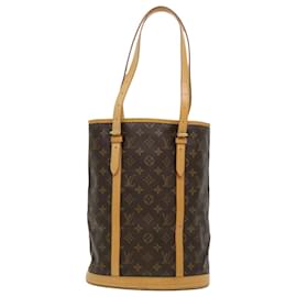 Louis Vuitton-LOUIS VUITTON Monogram Bucket GM Shoulder Bag M42236 LV Auth 42647-Monogram