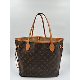 Louis Vuitton-Toile enduite monogramme Louis Vuitton Neverfull MM-Marron