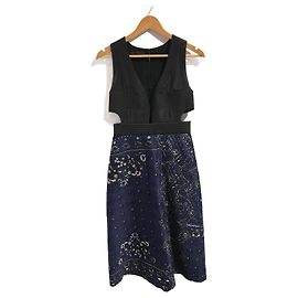 ROBE BURBERRY T.International S Coton Bleu