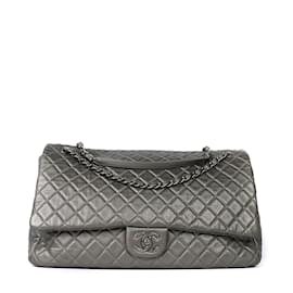 Chanel-CHANEL  Handbags T.  Leather-Grey