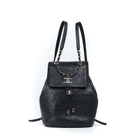 CHANEL  Backpacks T.  Leather Black