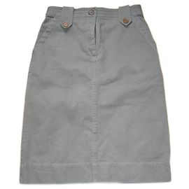 Isabel Marant Etoile saia cáqui de algodão, taille 38. Caqui