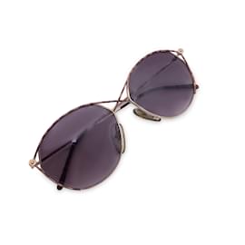 Christian Dior-Óculos de sol femininos antigos 2390 41 Óptil 56/14 130MILÍMETROS-Marrom