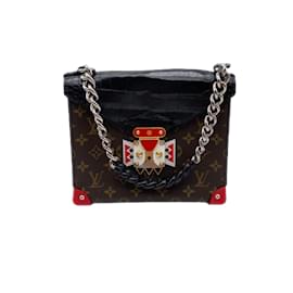 Louis Vuitton-LOUIS VUITTON  Handbags T.  Leather-Dark red