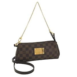 Louis Vuitton-Damier Ebene Eva N55213-Brown