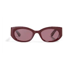 Gafas de sol GANNI T.  el plastico Burdeos