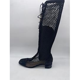 Dior-DIOR  Boots T.EU 36 Suede-Black