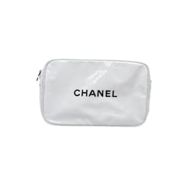 Chanel-CHANEL Borse da viaggio T.  plastica-Bianco