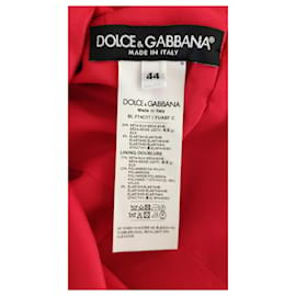 Dolce & Gabbana-DOLCE&GABBANA COLORETE SEDA NARANJA-Roja