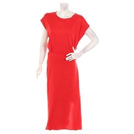 Robe en coton rouge Cos Taille L Rouge
