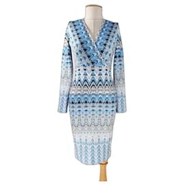 Robe Hale Bob Bleu Gris Bleu Gris