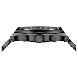 Salvatore Ferragamo-Salvatore Ferragamo Ferragamo Tonneau Chrono Bracelet Watch-Black