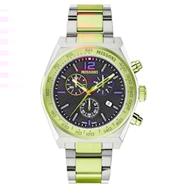 Missoni-MISSONI 331 Active Chronograph Watch-Metallic