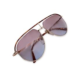 Christian Dior-Óculos de sol aviador unissex vintage 2582 41 56/16 135MILÍMETROS-Dourado