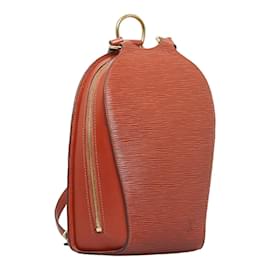 Louis Vuitton-Louis Vuitton Epi Mabillon Leather Backpack M52233 in Good condition-Brown