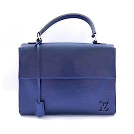 Louis Vuitton-Cuero Louis Vuitton Cluny BB Epi azul marino-Azul marino