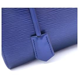 Louis Vuitton-Cuero Louis Vuitton Cluny BB Epi azul marino-Azul marino
