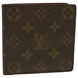 Louis Vuitton-LOUIS VUITTON Monogram Portefeuille Marco Bifold Wallet M61675 LV Auth 42242-Monogram