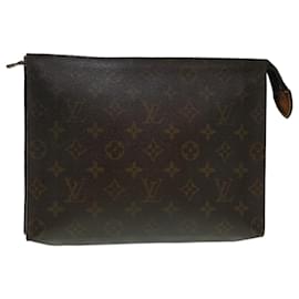 Louis Vuitton-Louis Vuitton Monogram Poche Toilette 26 Pouch M47542 LV Auth 42564-Monogram