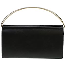 Cartier-CARTIER Trinity Hand Bag Leather Black Auth 42449-Black