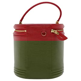 Louis Vuitton-LOUIS VUITTON Epi Cannes Hand Bag Red M48037 LV Auth ar9430b-Red