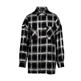 Camicia oversize a quadri con glitter Amiri Multicolore