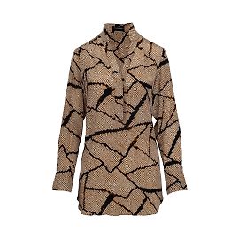 By Malene Birger Blouse en soie imprimée Multicolore