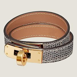 Hermès-HERMES  Bracelets   Leather-Beige