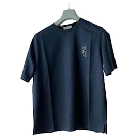 Hermès-Camisetas HERMESInternacionalXSCotton-Azul