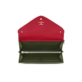 Louis Vuitton-LOUIS VUITTON  Wallets   Leather-Red