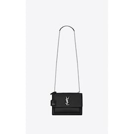Saint Laurent-SAINT LAURENT  Handbags   Leather-Black