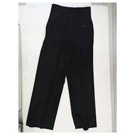 Hermès-Un pantalon, leggings-Noir