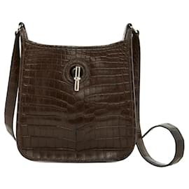 Hermès-VESPA TPM EXOTIC EBONY-Dark brown
