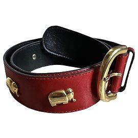 Furla Gürtel Rot Golden