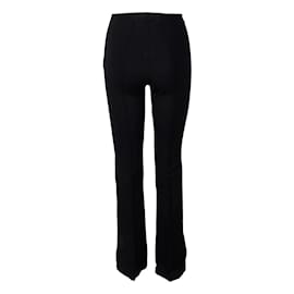 Valentino-Pantalones elásticos de talle alto Valentino-Negro