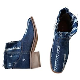 Forte Forte-ankle boots-Blu