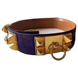 Hermès-Belts-Golden,Purple