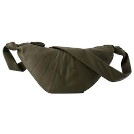 Borsa a tracolla Croissant media - Lemaire - Pelle - Dark Moss Verde Cachi