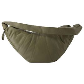 Borsa a tracolla grande croissant - Lemaire - Pelle - Dark Moss Verde Cachi