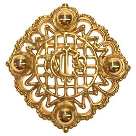 Sangle sigle Dior Doré