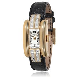 Chopard La Strada 41/6614-20/8 Orologio da donna 18in oro giallo 14 kt Argento Metallico