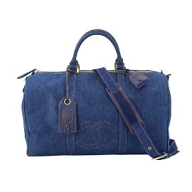 Borsa da viaggio Chanel Blu