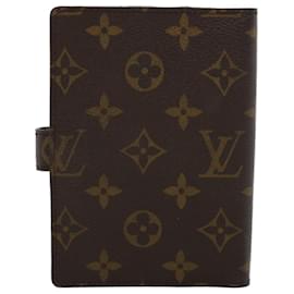 Louis Vuitton-LOUIS VUITTON Monogramm Agenda PM Tagesplaner Cover R.20005 LV Auth ar9419b-Andere