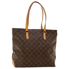 Louis Vuitton-LOUIS VUITTON Monogram Cabas Mezzo Tote Bag M51151 LV Auth 42077-Other